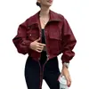 Chaqueta Corta de Color Sólido para Mujer con Cremallera, Cortavientos, Ropa de Abrigo Europea y Americana Otoño 2026