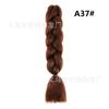 Peluca Xuchang Trenzas Grandes Seda de Alta Temperatura Rastas Fibra Química Colorida Gradiente Trenzas Retorcidas Coloridas Lugares Pintorescos Rastas de Pino Grande en Stock