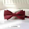 Pajarita para Hombre Boda Novio Padrino Banquete Fiesta Cabeza Plana Pajarita Vestido Formal Casual Negocios Caballero Doble Corbata