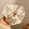 Nuevo Diseño Coreano de Nicho Hecho a Mano Encaje Plisado Encaje Banda para el Cabello Doble Capa Intestino Grande para el Cabello Accesorios para el Cabello