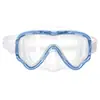 Gafas de Natación Galvanizadas de Marco Grande, Alta Definición, Impermeables, Antivaho, Tapones para los Oídos Protectores de Nariz, Gafas de Natación Integradas para Adultos Hombres y Mujeres