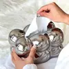 Vendas Diretas de Fábrica Ins Caixa de Lenços Marshmallow Cerâmica Criativa Caixa de Papel para Guardanapo Luxo Acessível Design de Casa