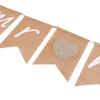 Banderines de Arpillera Mr. y Sra. Decoración de Boda Serpentina Bandera de Cola de Golondrina Pancarta con Letras Venta Directa de Fábrica Nuevo Modelo en Stock
