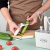 Juego de utensilios de cocina multifuncionales cuchillo pelador para el hogar cuchillo para frutas raspador de melón herramienta para alimentos complementarios asiento de almacenamiento de seis piezas