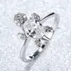 Anillo de tortuga colorido de platino y diamante azul más vendido transfronterizo moda para hombres y mujeres anillo simple una generación de venta al por mayor