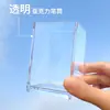 Porta lapiceros de acrílico Alto valor de color Transparente Estilo simple Estudiante Niños Niña Oficina Caja de almacenamiento de escritorio Cubo para bolígrafos