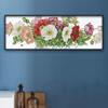 Feliz 99 punto de cruz flor de amapola sala de estar serie de flores grandes pintura decorativa diy bordado auto-bordado entrega de una sola pieza