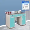Gabinete de Medicina Ocidental de Guizhou Sala de Operações Equipamento de Aço Inoxidável Armário de Armazenamento de Medicamentos Mesa de Ajuste Farmácia Hospitalar Clínica Armário de Medicamentos