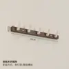 Madera de Nogal Gama Alta Baño Sin Taladro Toallero Colgador Integrado Set de Colgadores Estante de Baño Estante de Almacenamiento Portatoallas
