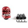 Modificación de coche cabezal de palanca de cambios personalidad dientes grandes Calavera fantasma cabezal de palanca de cambios cabezal de palanca de cambios resina palanca de cambios stick head Universal