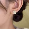 Aretes de Aguja de Plata Geométricos Cuadrados Diamante Flash Perla Femeninos Nicho Suave Lujo Ligero Alta Gama Elegantes Aretes Versátiles