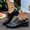 2026 Verano Nuevo Comercio Exterior Tallas Grandes Mujer Casual Cómodo Retro Moda Ropa Exterior Zapatos Individuales Talla Única para Todos