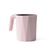 Taza de Agua Poligonal Creativa, Vaso para Cepillo de Dientes Doméstico, Vaso de Plástico para Enjuague Bucal, Elegante Vaso de Plástico Espeso para Lavado de Pareja