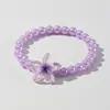 Pulseiras de Contas Infantis Transfronteiriças, Pulseiras para Meninas, Pequenos Acessórios Requintados, Acessórios Personalizados Coloridos de Macaron Estilo Princesa