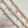 Estilo Étnico Cinta de Algodón y Lino Colgante de Perla Tejido a Mano Encaje Accesorios DIY Falda Estilo Bohemio Accesorios Textiles para el Hogar