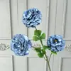 Arranjo de Flores Artificiais Azuis de Luxo para Casamento Arranjo Floral DIY Arranjo de Flores para Janela de Shopping Center ao Ar Livre Paisagismo com Flores Artificiais