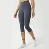 Nova Calça Dupla Esfoliante Naked Yoga Calças Femininas Stretch Cintura Alta Cropped Calças Fitness Calças Justas Europeias e Americanas