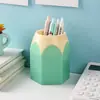 Portalápices creativo de color contrastante transfronterizo, portalápices multifuncional para estudiantes, papelería, almacenamiento de escritorio