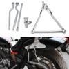 Accesorios de modificación de motocicletas Soporte de bolsa lateral Prince para motocicleta, negro Soporte de bolsa lateral universal para motocicleta, negro