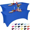 Cubierta Elástica para Mesa Transfronteriza al por Mayor Funda Rectangular Elástica para Mesa de Fiesta al Aire Libre Boda Funda para Mesa de Banquete de Boda