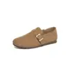 Sapatos Casuais Retro de Couro Genuíno de Uso Duplo 2026 Nova Coleção Primavera Sapatos Flat Slip-On para Mulheres Sapatos Flat Versáteis para Mulheres