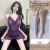 Lencería Coqueta Elegante Camisola de Escote Redondo Pijama de Verano Adelgazante Sexy Bata sin Mangas Espalda Descubierta Puro Deseo