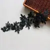 Renda Vermelha, Branca, Preta e Verde, Acessórios para Vestido de Noiva, Patches Bordados, Patches de Flores, Patches de Tecido de Flores