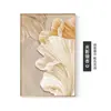 Pintura Decorativa de Pared de Fondo para Sala de Estar Color Crema, Pintura Abstracta de Pie, Pintura de Ginkgo y Nueve Peces, Pintura Colgante para Pasillo de Entrada