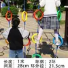 Anillo Colgante para Niños Cuerda de Trepar Equipo de Ejercicio Físico al Aire Libre para Jardín de Infancia Entrenamiento Sensorial Equilibrio de Brazos