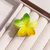 Mini tamanho pequeno 4cm Flor de Ovo Grampo de Cabelo Explosões da Amazon Estilo Férias na Praia Prendedor de Cabelo Cor Gradiente Dopamina