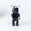 Comercio exterior grava de cristal natural oso violento decoración de escritorio artesanías de resina bearbrick150