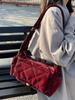 Bolsa Casual de Grande Capacidade para Mulheres 2026 Nova Outono e Inverno Versátil Ombro Transversal Bolsa Boston