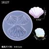 Funda de espejo colgante de corazón molde de silicona gota de pegamento material hecho a mano accesorios para funda de teléfono móvil decoración de base de cenicero