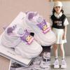 Zapatos Blancos para Niñas Otoño 2024 Nuevo Dibujo Animado Malla Transpirable Tenis para Niños Combinación con Todo Casual Zapatos Torre