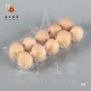 10 Piezas de Bandejas de Plástico Transparentes para Huevos, Bandejas para Huevos de Pato, Bandejas para Huevos de Paloma, Bandejas para Huevos Silvestres, Bandejas para Huevos Recubiertas de Barro, Cajas para Huevos