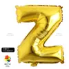 Balão de Filme de Alumínio Folha de Alumínio Alfanumérico Pequeno de 16 polegadas Dourado Brilhante e Prata Conjunto de Balões para Decoração de Festa de Casamento Aniversário