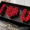 Caixa de Presente Xiangnan Flor Eterna Rosa, Presente de Dia dos Namorados para Namorada, Noiva, Casamento, Buquê de Flores de Alto Padrão