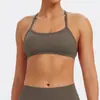 Sujetador de Yoga Elástico Transfronterizo Seamless de Aliexpress Lycra Spandex Tres Usos Correa de Hombro Extraíble Chaleco Deportivo
