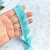 Encaje de borla de poliéster colorido de 2.5 cm crin de caballo DIY cabeza de tigre zapatos pendientes hilo de bordar borla accesorios de ropa