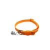 Pei Pet Beibei - Collar reflectante de seda para gato, hebilla de seguridad ajustable, cinta con cascabel esmerilado