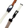 Adecuado para correa de mi band 8 correa de mi band 8 generación versión nfc correa de muñeca patrón de lichi color de cuero correa a juego estilo ins