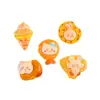 Animales de Dibujos Animados Lindos Juguetes de Comida Accesorios de Resina Bricolaje Pegamento de Crema Funda de Teléfono Pinza para el Cabello Materiales Decorativos Pan Miniatura