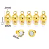 Acessórios para joias DIY Fivela lagosta pendurada Fivela magnética Conector de pulseira e colar Fivela de link de corrente de cauda magnética W315