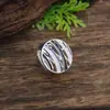 Anel Redondo Elástico com Linha Oca Colorida de Esmalte para Mulheres, Anel Geométrico Redondo com Linha Colorida, Venda Quente Transfronteiriça, Moda