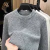 Suéter de Punto de Lana con Cuello Redondo para Hombre Transfronterizo 2026 Otoño Invierno Nuevo Suéter Cálido Espesado Casual Capa Base para Hombre