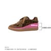 Sapatos de Treino Alemães com Aumento de Altura de 6cm para Mulheres, Novo Modelo 2026, Cadarço Casual Esportivo Retro Versátil Sola Macia Leve