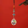 Mantra de seis caracteres, oito símbolos auspiciosos, doze signos do zodíaco, nove palácios, oito trigramas, novo chaveiro de carro giratório estilo Xizang em estoque