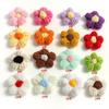 Flores Pompon Tejidas a Mano DIY Accesorios Multicolor Joyería Bolsas Productos Terminados Venta al por Mayor en Stock