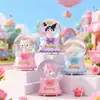 Set Completo de Muñecos de Té con Leche Periféricos de Dibujos Animados Anime, Bolas de Cristal Luminosas, Juguetes de Resina para Niños, Decoraciones de Escritorio, Luces Nocturnas