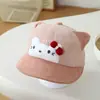 Sombrero de ala ancha para bebé dulce al por mayor Otoño Pana Cálido Sombrero infantil Coreano Guardería Lindo Sombrero de Pescador